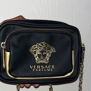 Versace Black and Gold Women's Bag
